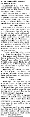 Were 'Saucers' Spying On Bomb Site - Racine Journal Times 12-5-1950