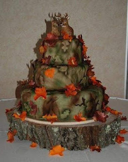 Camo Wedding Cakes Designs