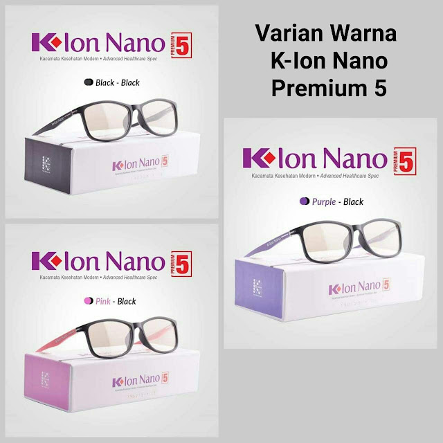 Kacamata Anti Radiasi, Kacamata Anti Silau, Kacamata Anti Blue Ray K-Ion Nano Premium 5