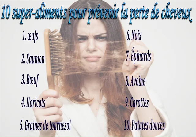 10 super-aliments pour prévenir la perte de cheveux