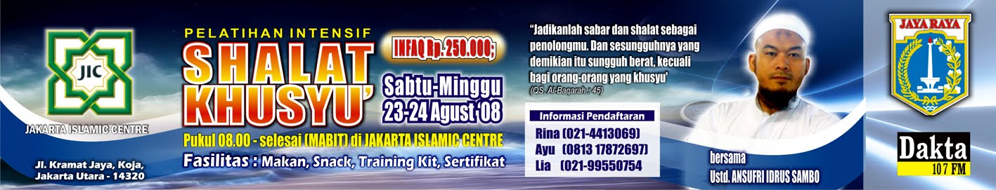  Spanduk Shalat Kusyu Spaduk Festival Maulid 4 Spanduk 