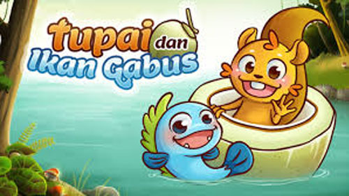 kisah persahabatan antara tupai dan ikan gabus