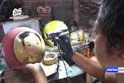 Jasa Reparasi Helm Berkarakter Jadi Tren di Jombang