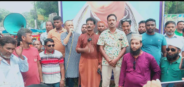 বিএনপি'র অগ্নি সংযোগ নৈরাজ্যের প্রতিবাদে ইসলামপুর পৌর মেয়রের নেতৃত্বে শান্তি সমাবেশ ও বিক্ষোভ মিছিল