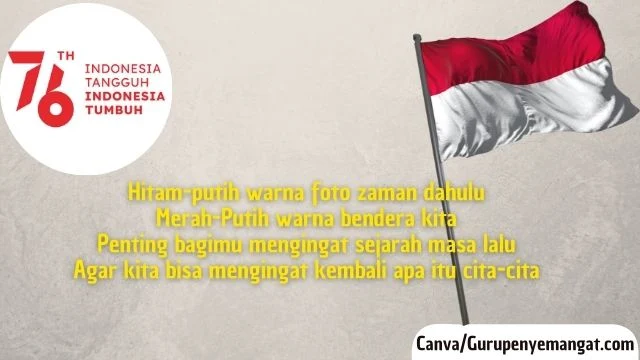 Kumpulan Pantun Indonesia Merdeka Tahun 2021