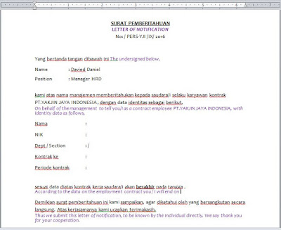 Cara Membuat Mail Merge di Ms Office Word dengan data dari Ms Office Excel