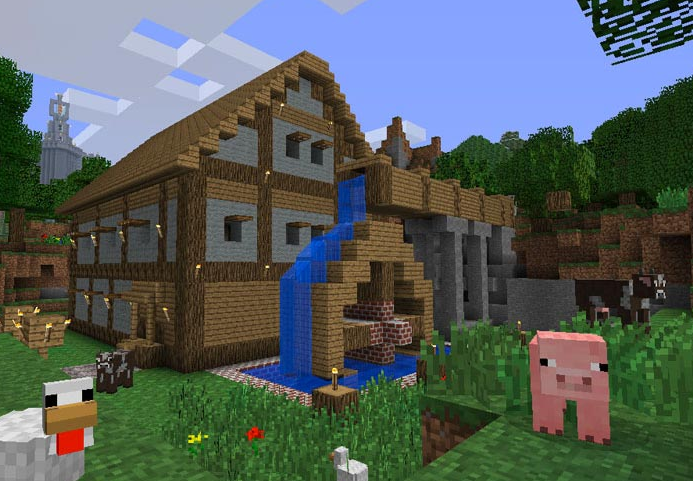Gambar Desain Rumah Minimalis Di Minecraft 