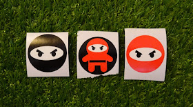 Ninja Golf stickers