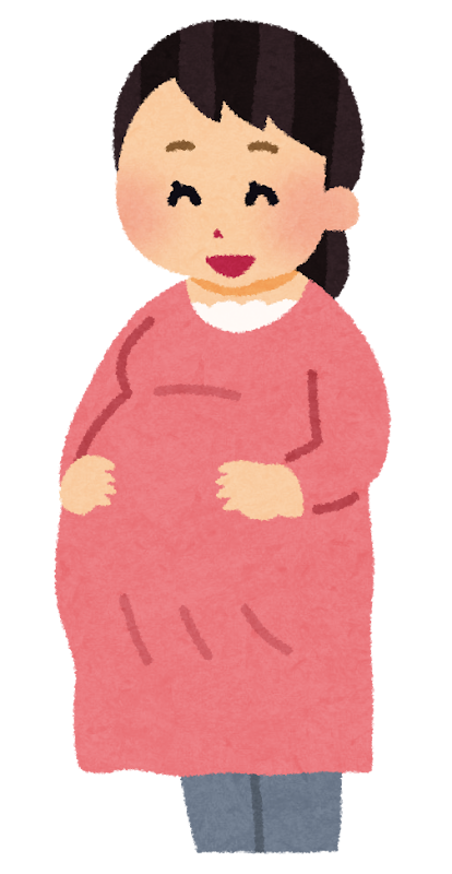 妊婦のお腹が大きくなる段階のイラスト かわいいフリー素材集 いらすとや