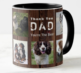  thank you dad photo collage mug husband