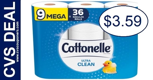 Cottonelle Bath Tissue CVS Deal