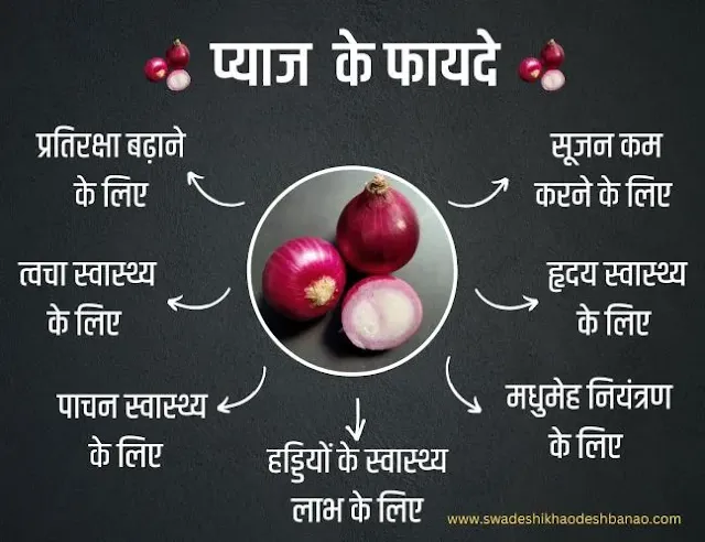 Pyaj khane ke fayde  Onion benefits in Hindi