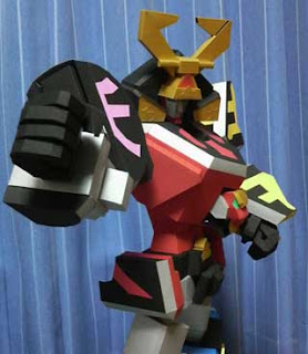 Shinkenoh Mecha Papercraft