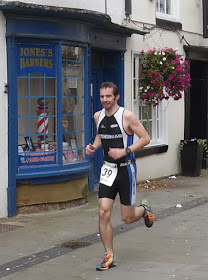 An action picture from the Keyo Brigg Sprint Triathlon 2015