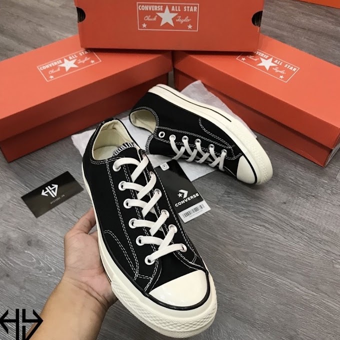 [Bản Trung11] Giày sneaker CONVERS 1970S CAO CỔ mũi bóng lót xanh full box + bill