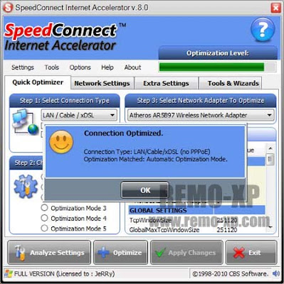 SpeedConnect Internet Accelerator 8.0