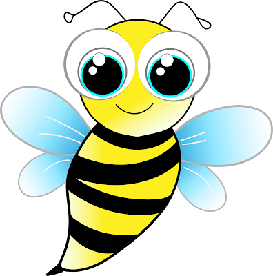 bee eyes clipart 