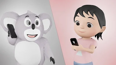 Hoala dan koala animasi lagu anak