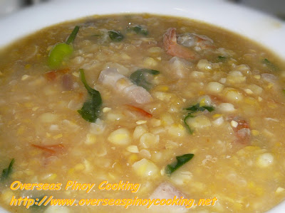 Suam na Mais, Pinoy Corn Soup