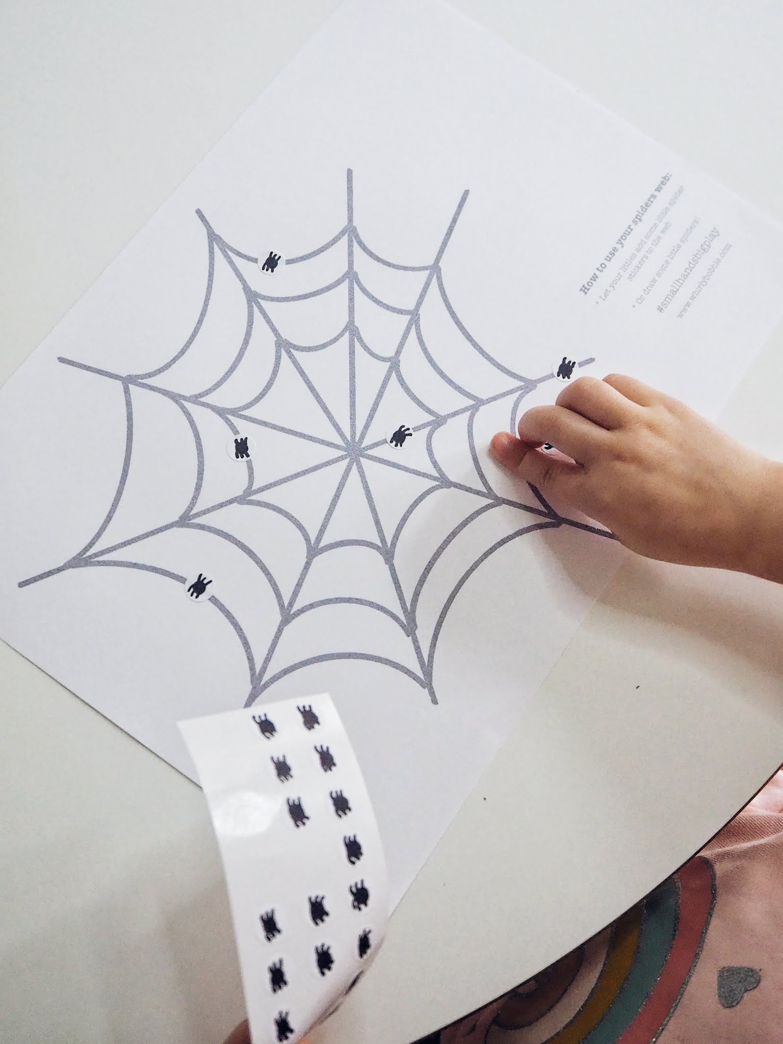 halloween spider craft