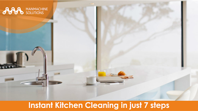 Kitchen is jam-packed of dirt, grease, dust, and germs. For the kitchen, you will require an all-purpose cleaner; a glass cleaner, a disinfectant cleaner, dishwashing detergent, and clean, dry cleaning cloth and a scrubber sponge. 