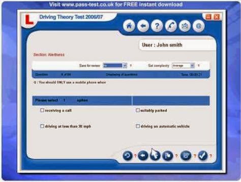 Dubai driving school signal test online