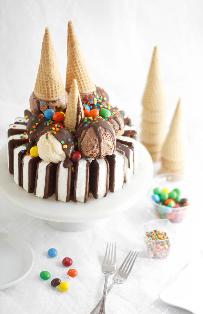 Easy Ice Cream Sandwiches Cake Sprinkle Bakes