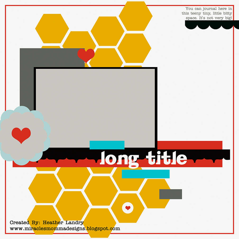 Ideas for Scrapbookers: Heather's Sketch/Template 11