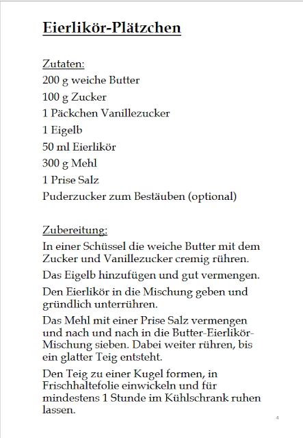 Backgruppe - Rezept: Eierlikör-Plätzchen