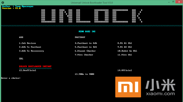 Universall Unlock Bootloader Tool Xiaomi & Vivo One Click