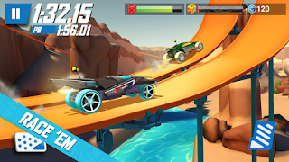 Adalah sebuah game racing dengan gameplay ala Drag Race Hot Wheels Race Off apk