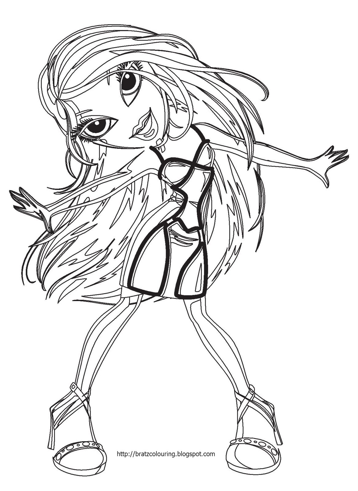 Bratz Coloring Pages