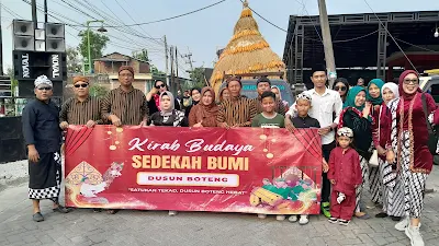 Sedekah Bumi Desa Boteng Adakan Kirab Tumpengan Polo Wijo, Bukan Sound Horeg