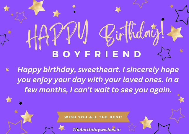Short Birthday Messages For Boyfriend