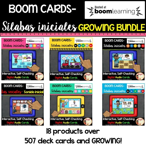 BOOM Cards Sílabas iniciales-Beginning Syllable Sounds