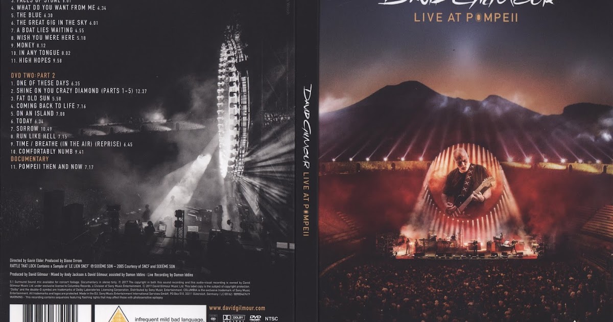 YOUDISCOLL: David Gilmour - Live At Pompeii (2017)