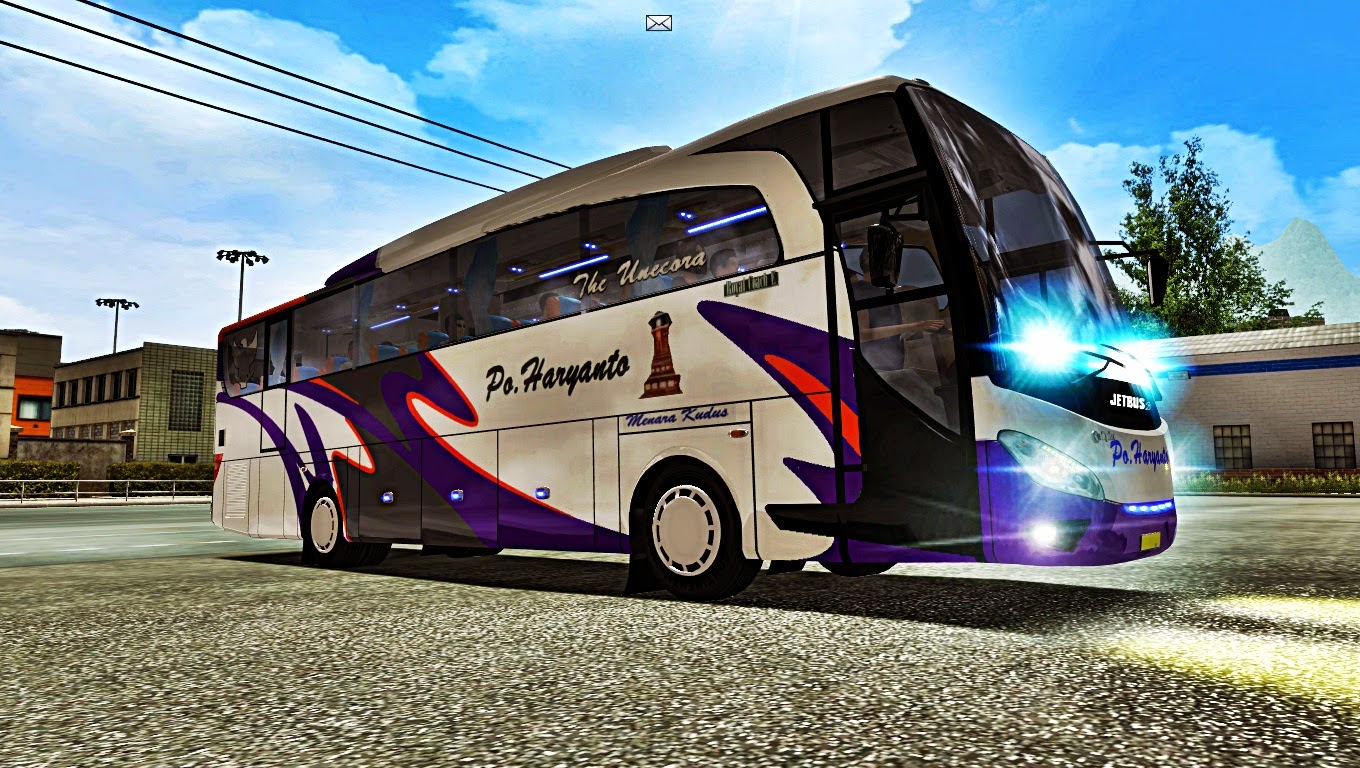 UK Truk Simulator Bus MOD Versi Indonesia Bismillah Gratis 