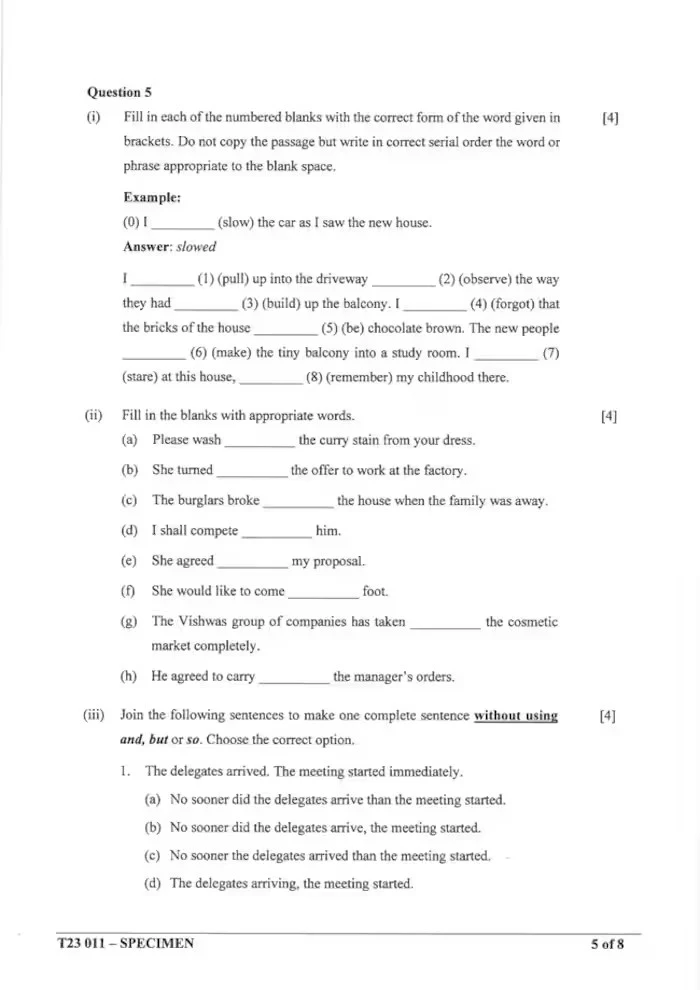 ICSE Class 10 English Question Paper 2023 PDF Download