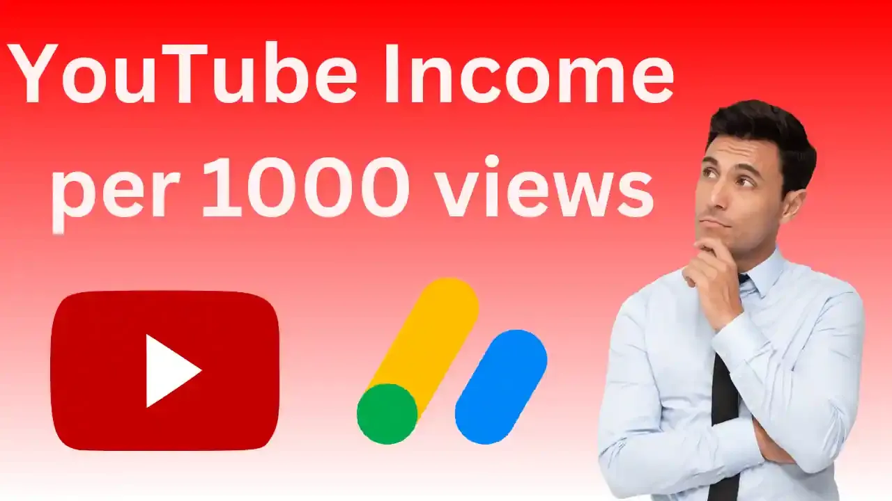 youtube income per 1000 views