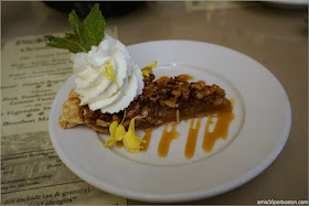 Postre de Octubre en el Restaurante Pickity Place, New Hampshire