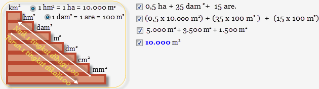 Kumpulan Soal Satuan Luas  Info Terbaru