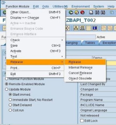 How to Create BAPI in SAP ABAP
