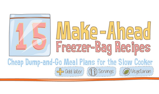 15 Make-Ahead Freezer Bag Meal Recipes