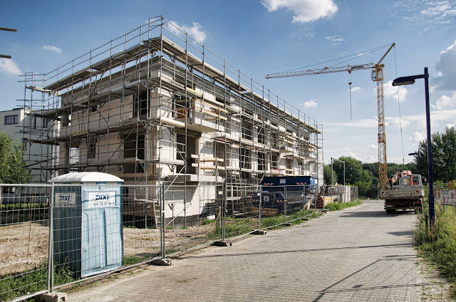 Baustelle River Residences Family Housing Urban Living, Dora-Benjamin-Park, Glasbläserallee, 10245 Berlin, 16.07.2013