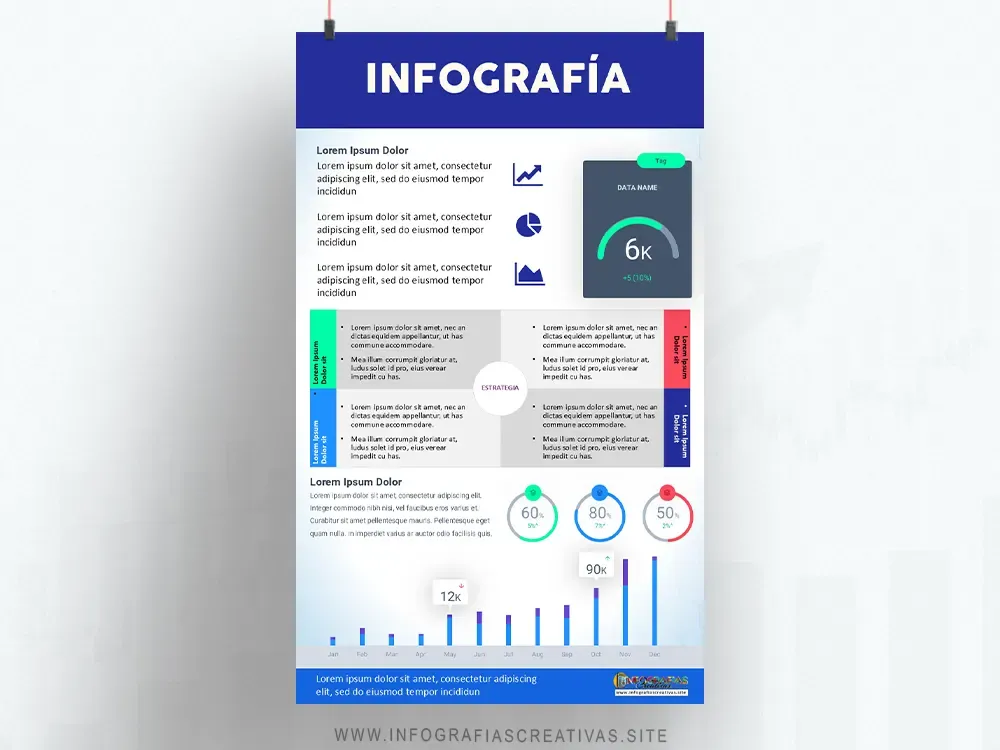 Plantilla Minimalista para Informe de KPIs