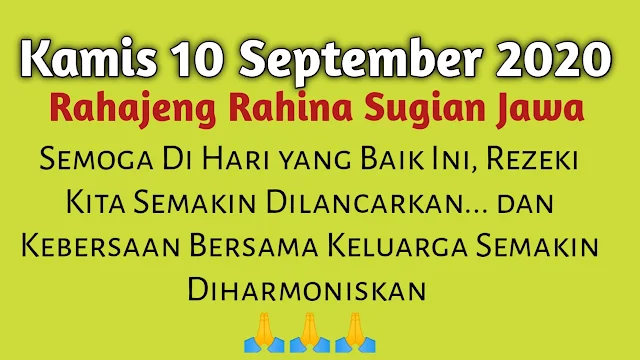 Semoga Hari yang Baik Ini Rezeki kita selalu dilancarkan dan kebahagiaan bersama keluarga selalu Diharmoniskan... 🙏🙏