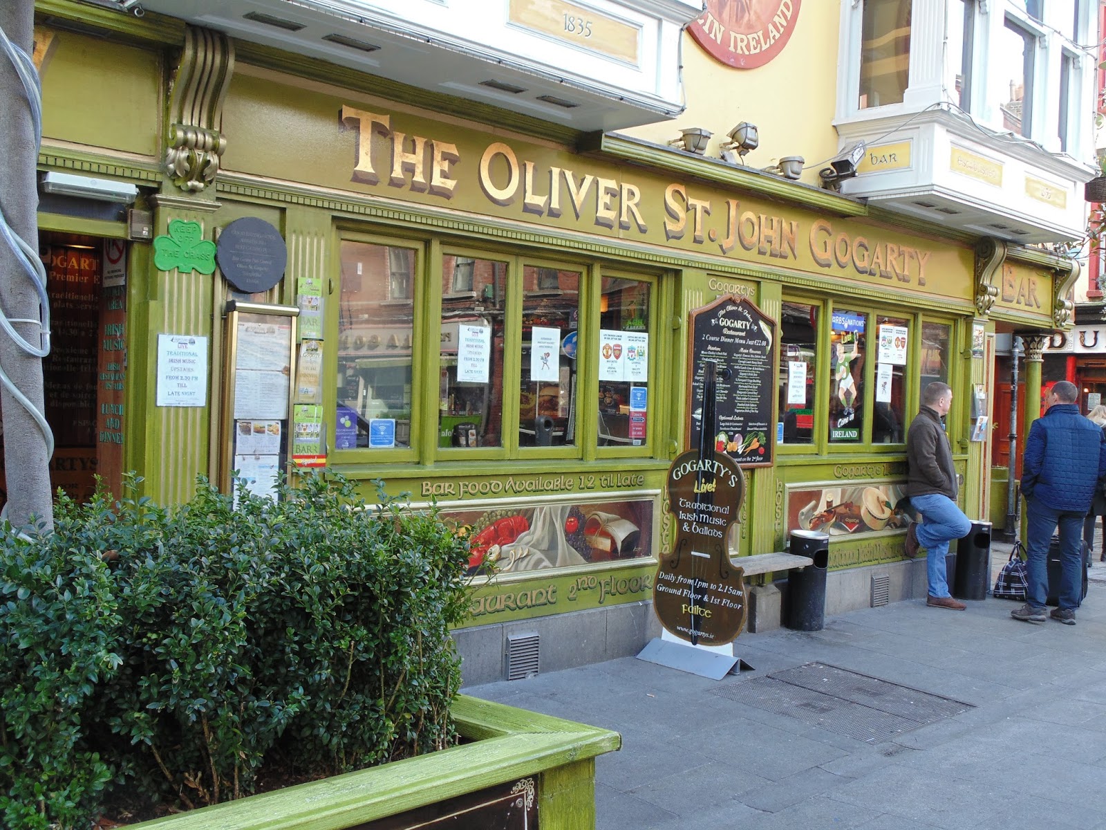 The famous pub  quarter in Dublin  Ireland Life in Luxembourg