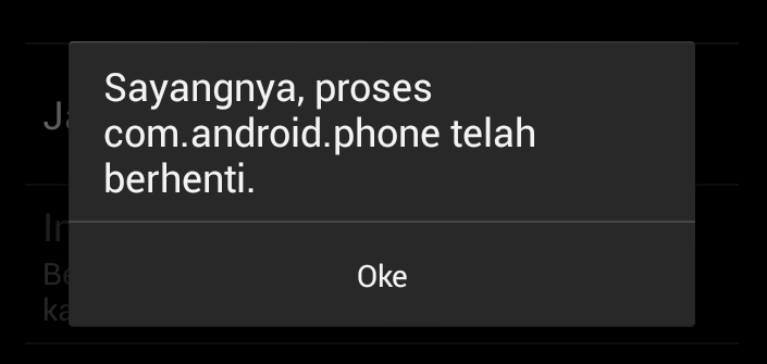 Cara mengatasi unfortunately the process com.android.phone ...