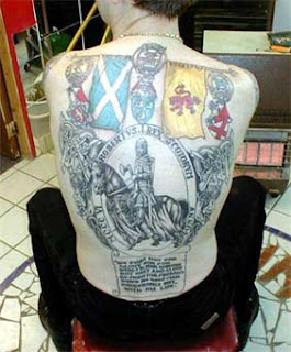 Backpieces Scottish Tattoo Design
