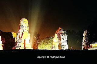 light show ayutthaya